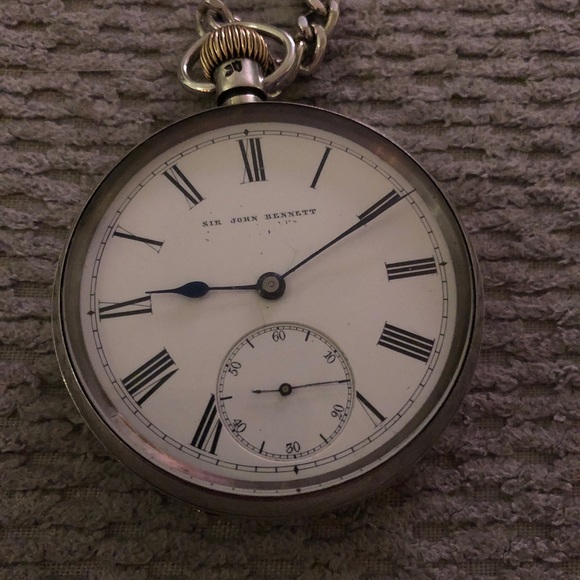 Sir John Bennett Open Faced Pocket Watch - Picture 2 of 5